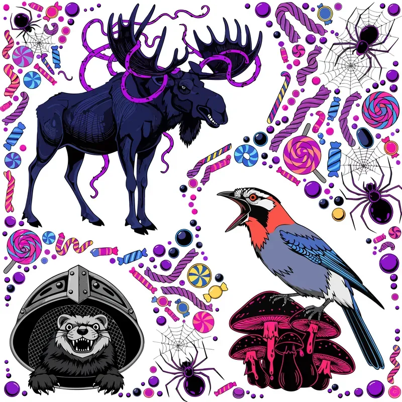 Dark Halloween Vector Asset Sheets
