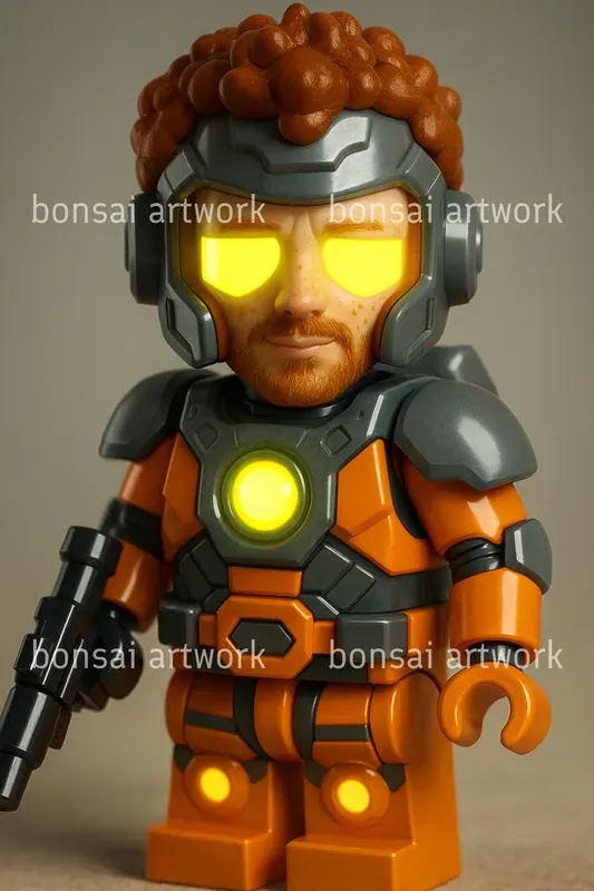 Lego Style Character Portraits