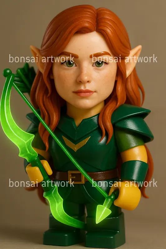 Lego Style Character Portraits