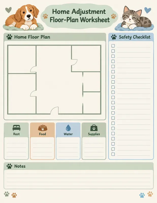New Pet Welcome Home Planner