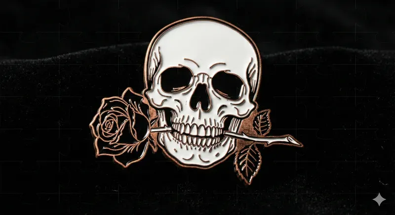 3D Enamel Pin Mockups