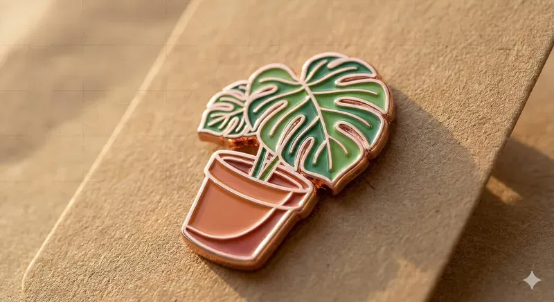 3D Enamel Pin Mockups