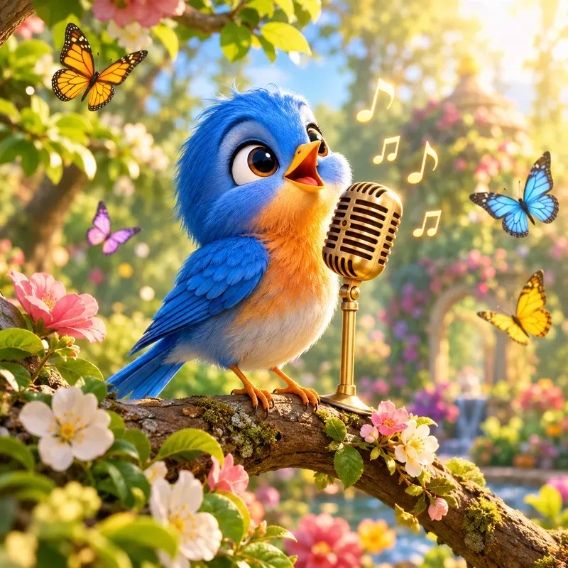 Whimsical Musical Animal Art