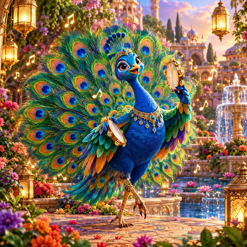 Whimsical Musical Animal Art