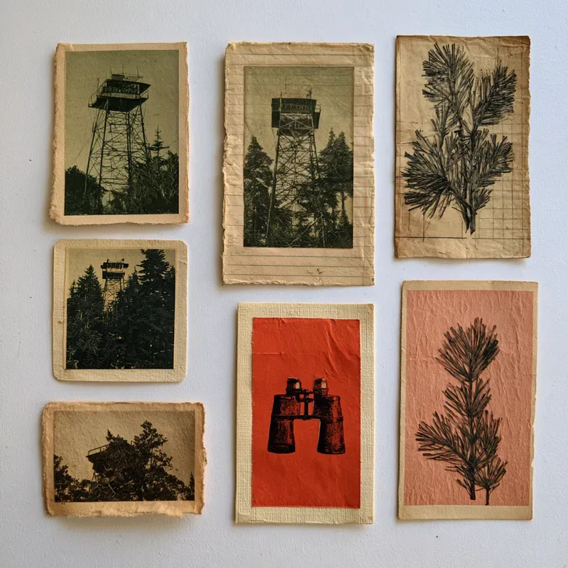 Wilderness Ranger Junk Journal Ephemera