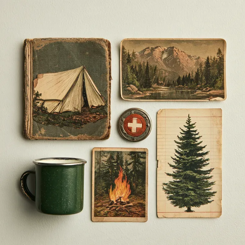 Wilderness Ranger Junk Journal Ephemera