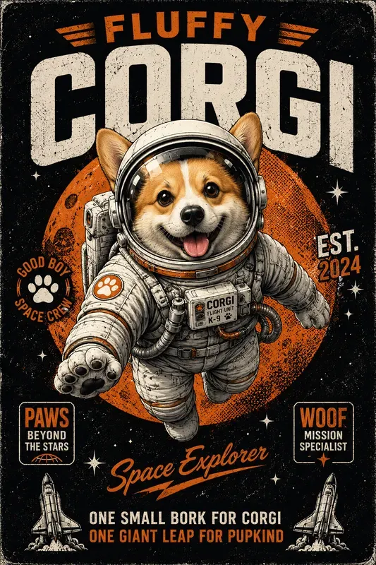 Retro Space Character Tshirt Collections