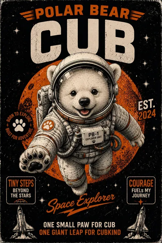 Retro Space Character Tshirt Collections