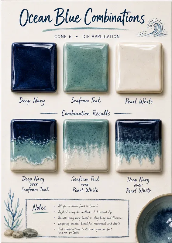 Pottery Glaze Combination Card Generator
