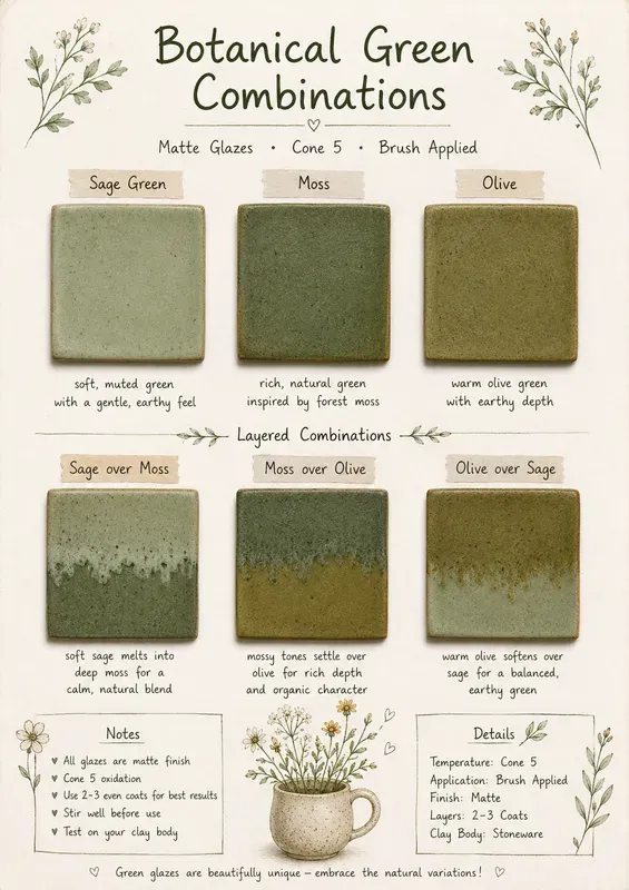 Pottery Glaze Combination Card Generator