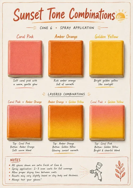 Pottery Glaze Combination Card Generator