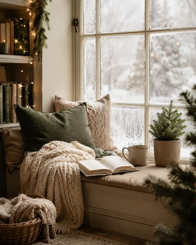 Cozy Christmas Lifestyle Scene Gens