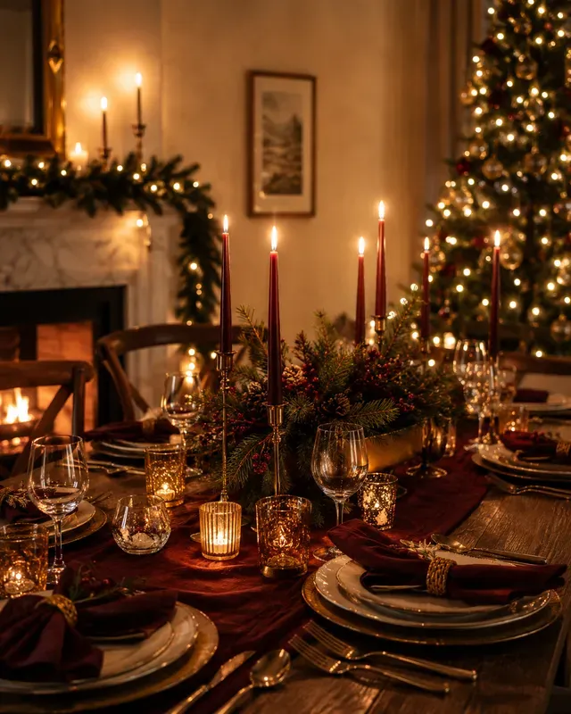 Cozy Christmas Lifestyle Scene Gens