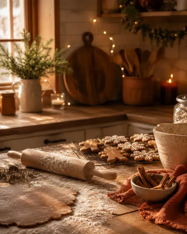 Cozy Christmas Lifestyle Scene Gens