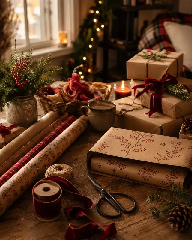 Cozy Christmas Lifestyle Scene Gens