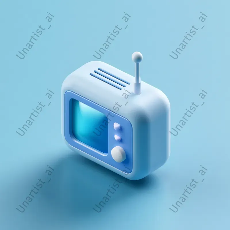 3D Isometric Cartoon Icons