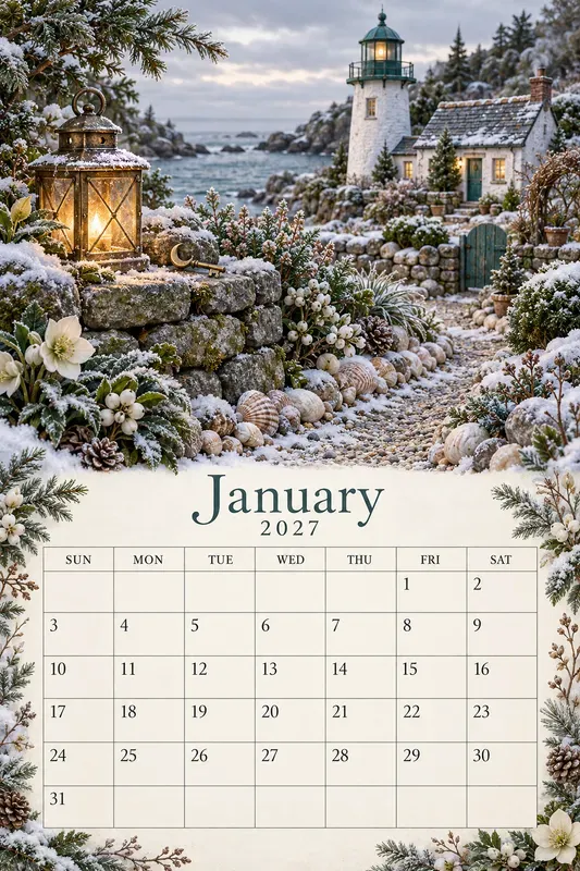 Secret Key Fairy Garden Calendars