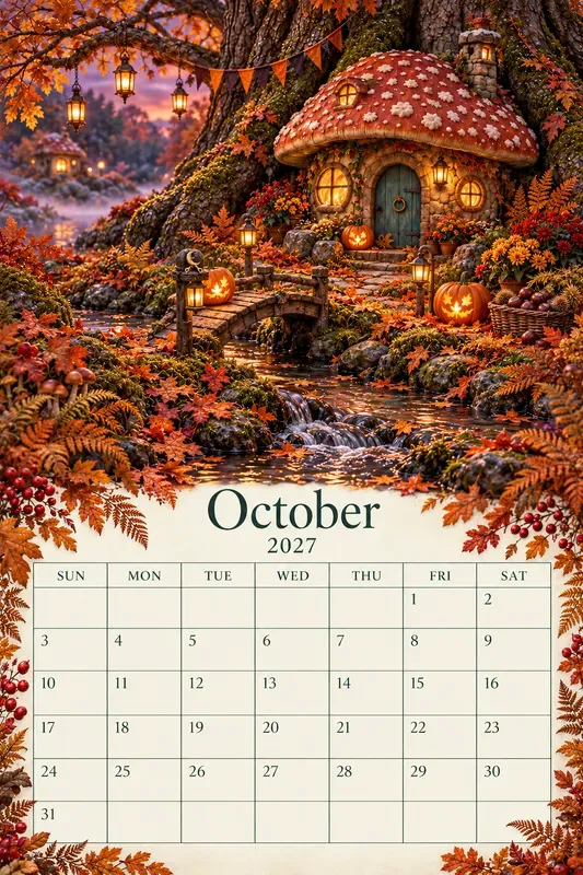 Secret Key Fairy Garden Calendars