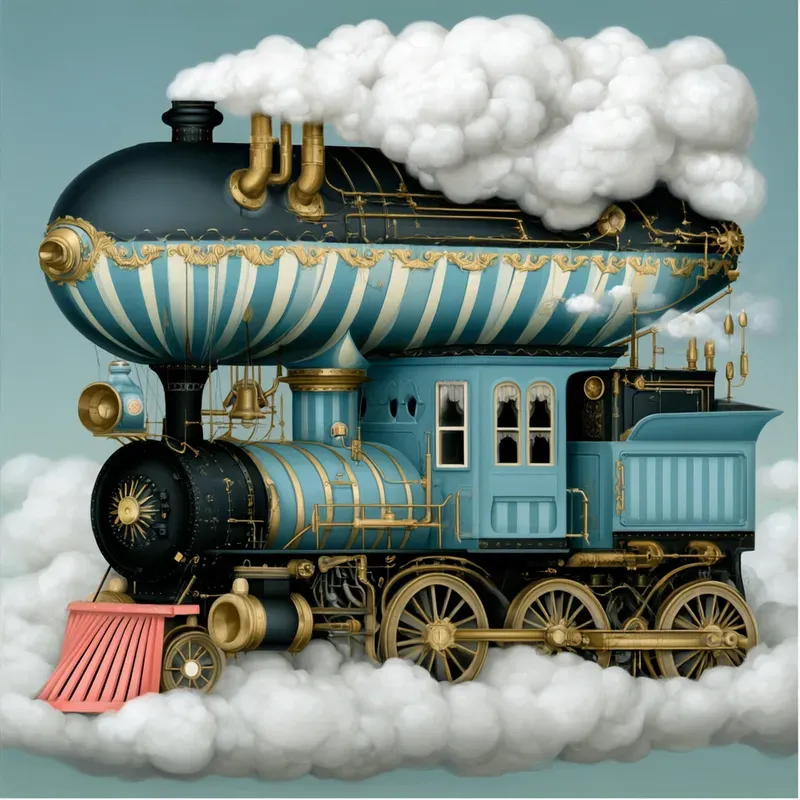 Whimsical Steampunk Vector Art