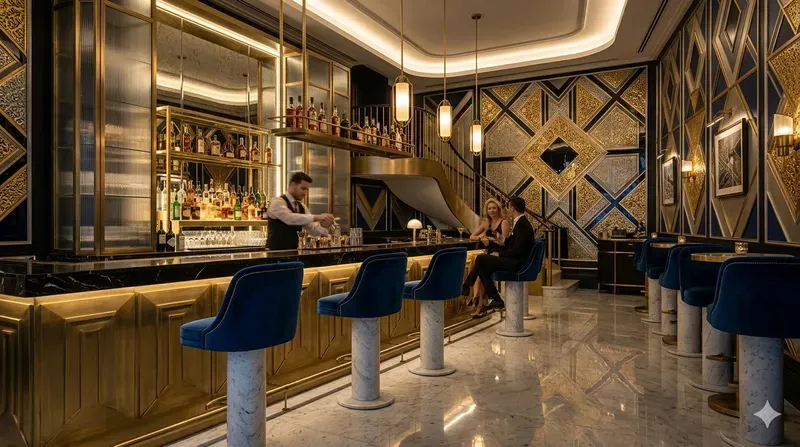 Cafe Interior Wallpaper Designs