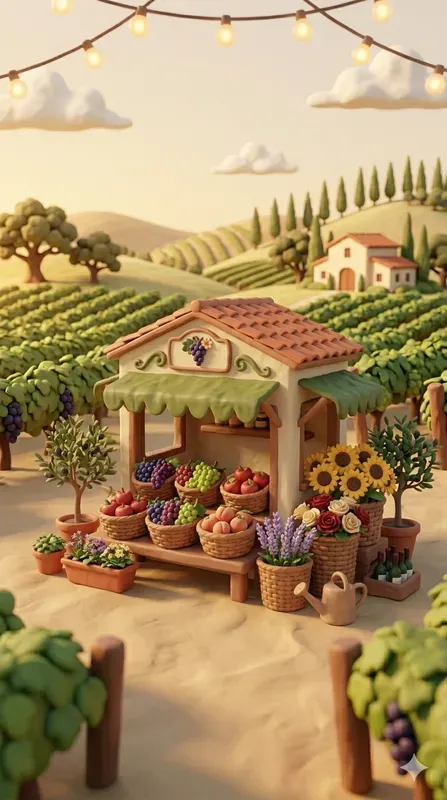 3D Claymation Summer Holidays Napa Valley