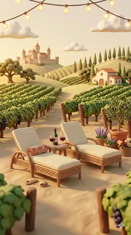 3D Claymation Summer Holidays Napa Valley