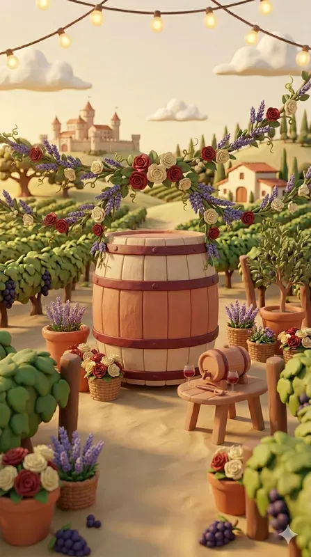 3D Claymation Summer Holidays Napa Valley