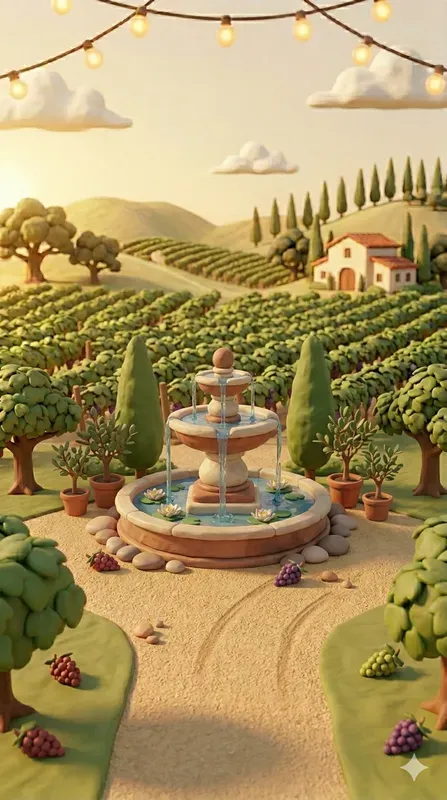 3D Claymation Summer Holidays Napa Valley