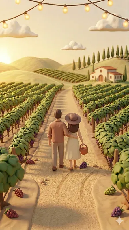3D Claymation Summer Holidays Napa Valley