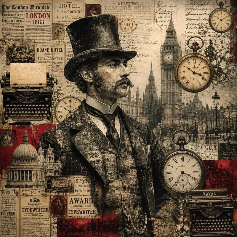 Surreal Newspaper Time Collages