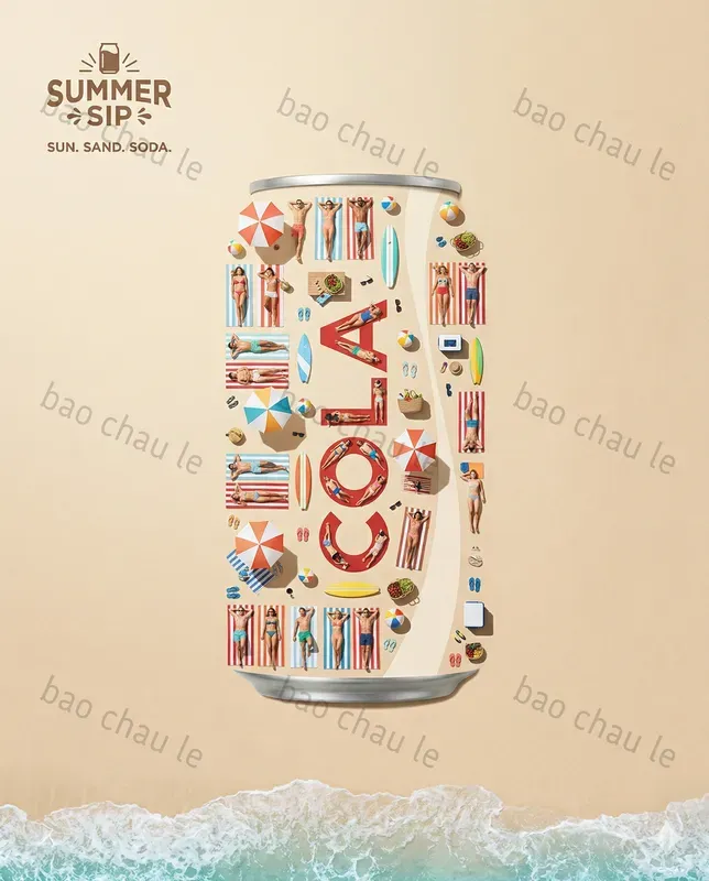 Soda Brand Beach Bottles