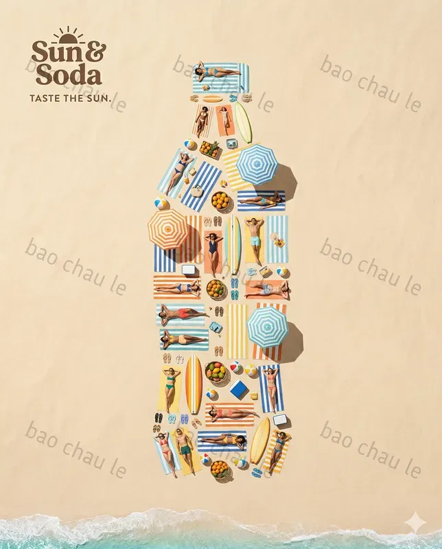 Soda Brand Beach Bottles