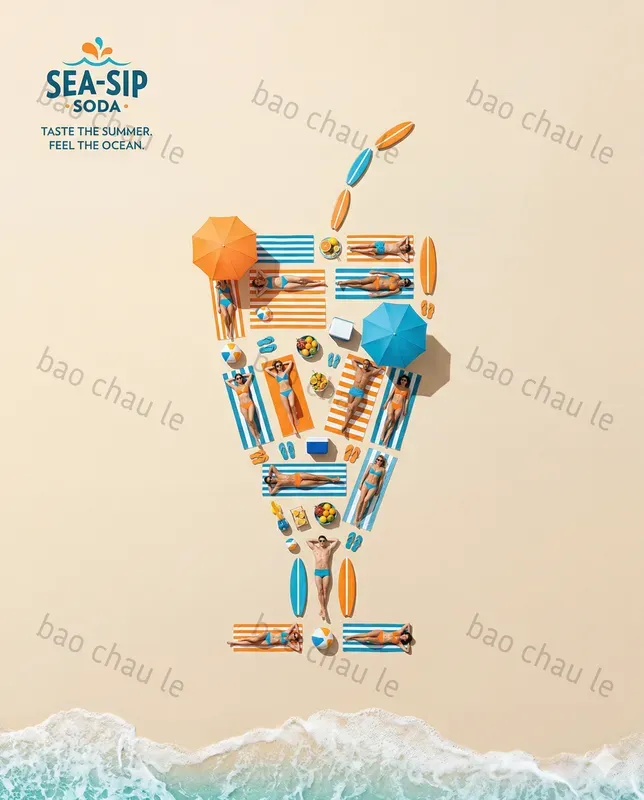 Soda Brand Beach Bottles