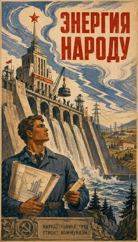 Vintage Soviet Poster Series