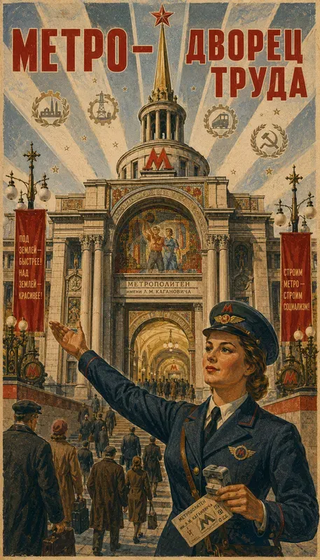 Vintage Soviet Poster Series