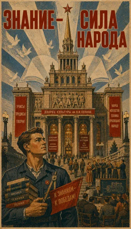 Vintage Soviet Poster Series
