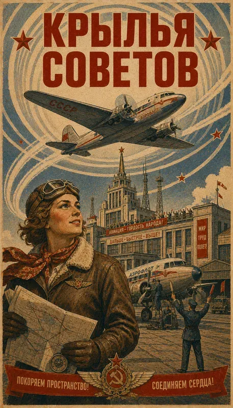 Vintage Soviet Poster Series