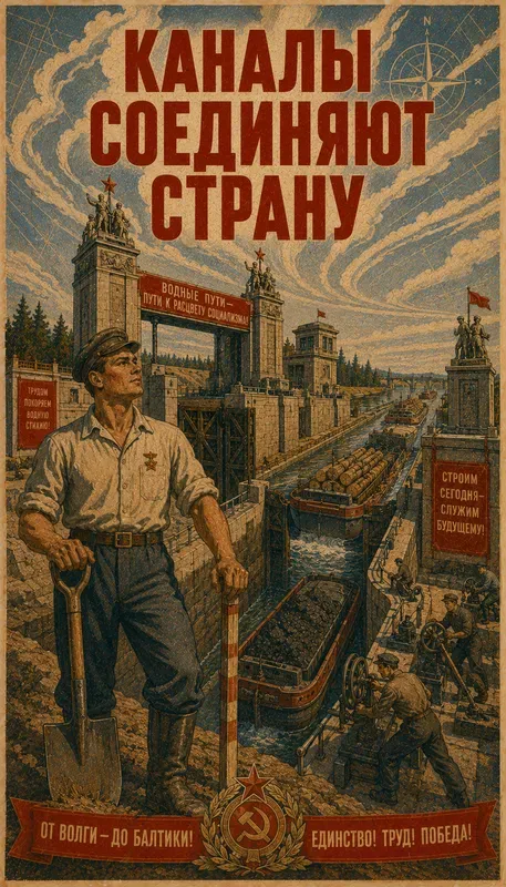 Vintage Soviet Poster Series