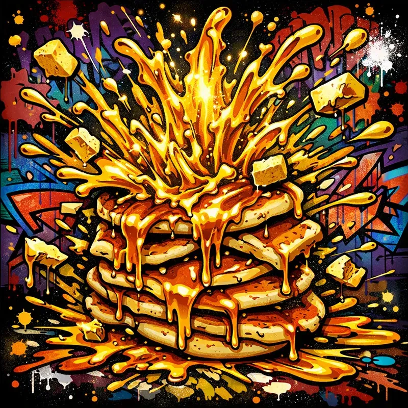 Explosive Urban Food Art