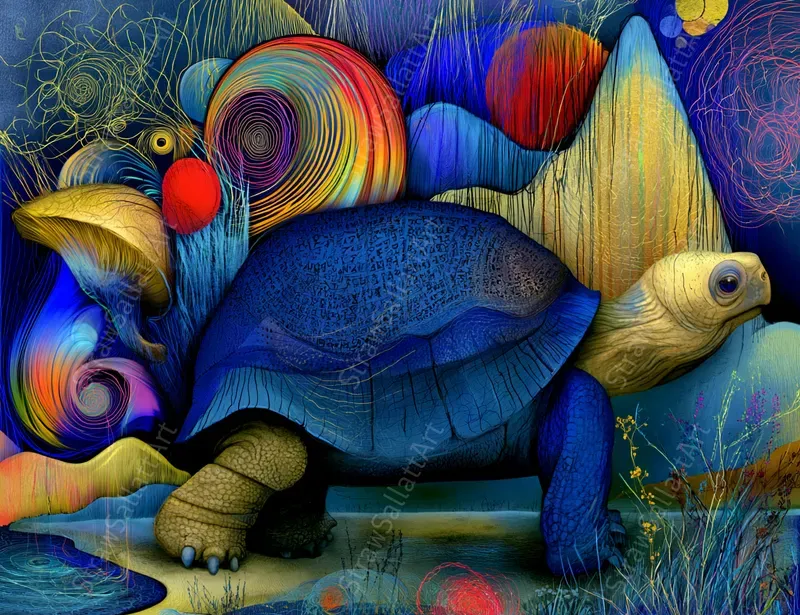 Neon Surreal Psychedelic Wall Art Prints