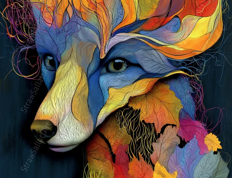 Neon Surreal Psychedelic Wall Art Prints