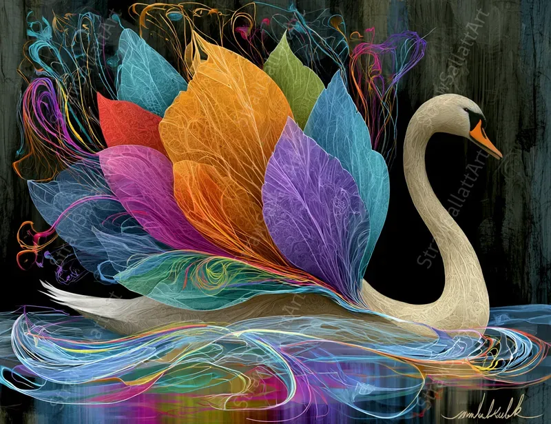 Neon Surreal Psychedelic Wall Art Prints