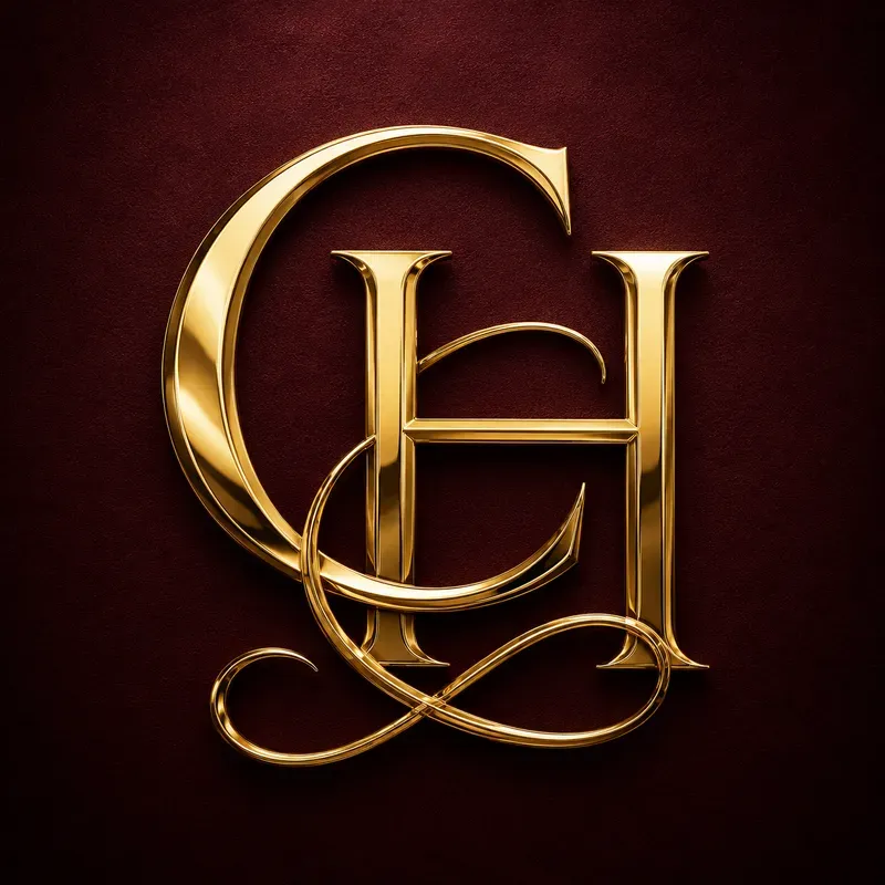 Luxury Gold Monogram Logos