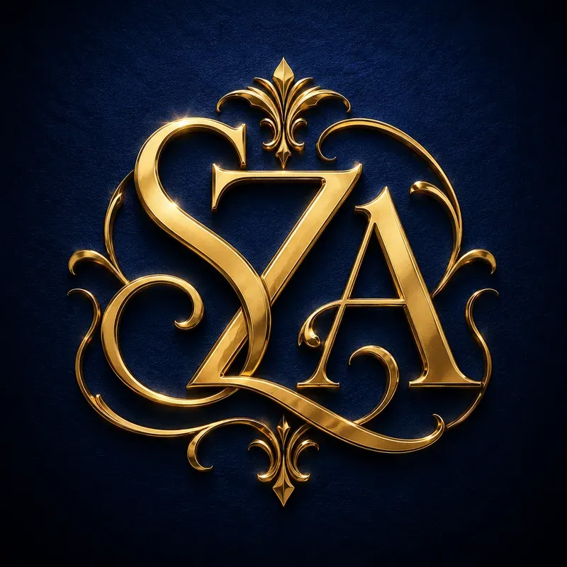 Luxury Gold Monogram Logos
