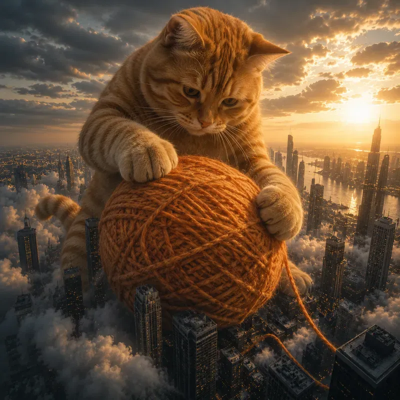 Epic Giant Character Cityscapes