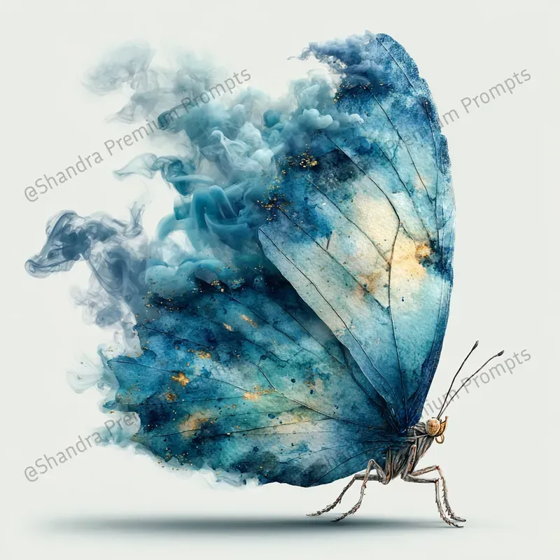 Watercolor Smoke Cliparts