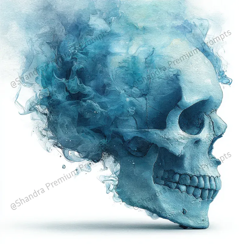 Watercolor Smoke Cliparts