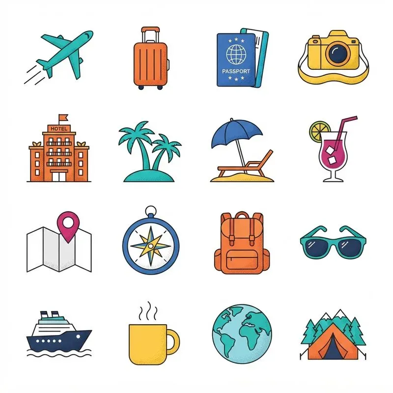 2D Neomemphis 16in1 Icon Grids
