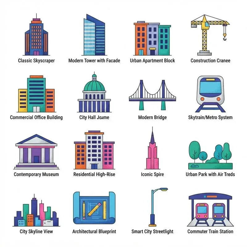 2D Neomemphis 16in1 Icon Grids