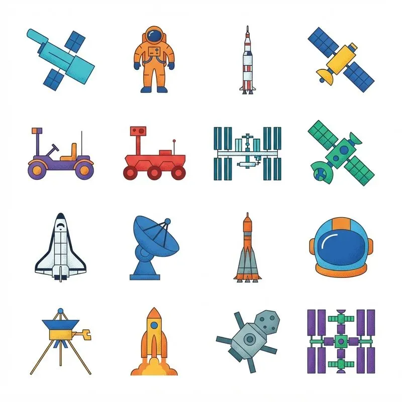 2D Neomemphis 16in1 Icon Grids